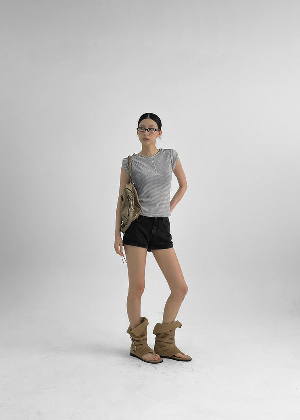 Dilua denim short pants