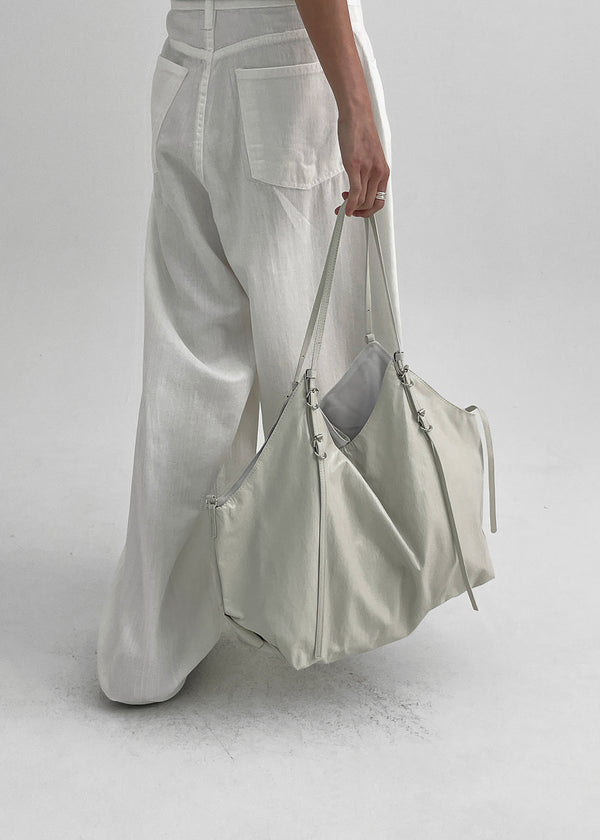 Okidu Leather Big Shoulder Bag