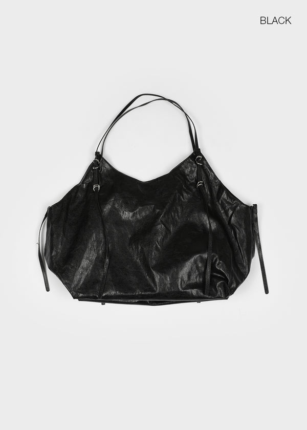 Okidu Leather Big Shoulder Bag
