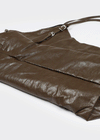 Okidu Leather Big Shoulder Bag