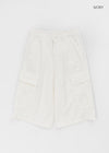 Laton Bermuda Cotton Cargo Pants