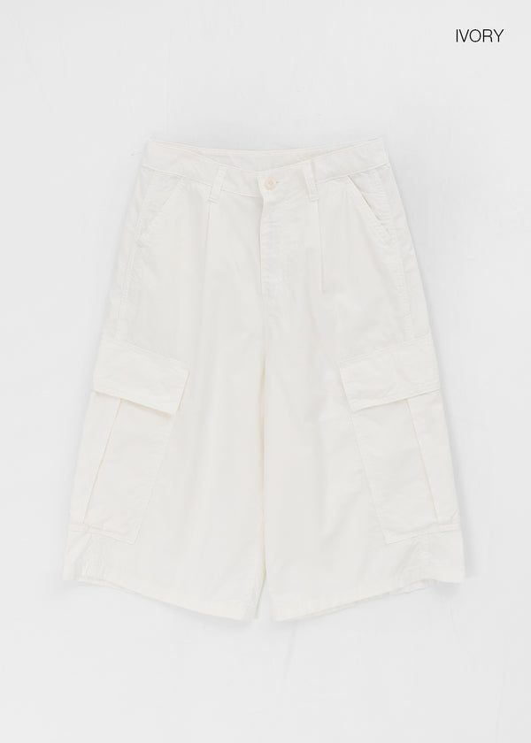 Laton Bermuda Cotton Cargo Pants