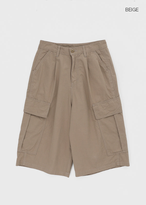 Laton Bermuda Cotton Cargo Pants