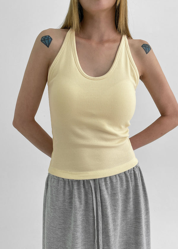 Fruit Basic Halter Sleeveless (built-in Cap)