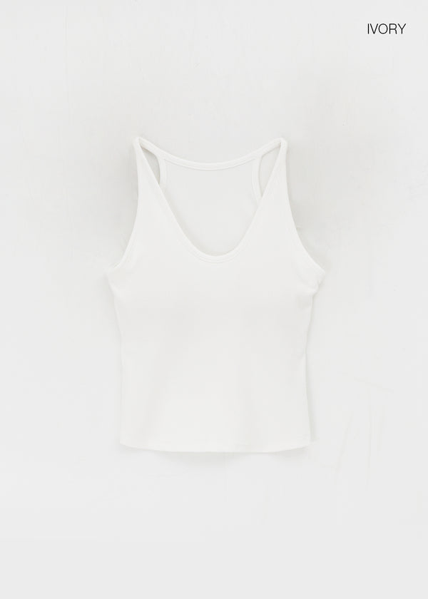 Fruit Basic Halter Sleeveless (built-in Cap)