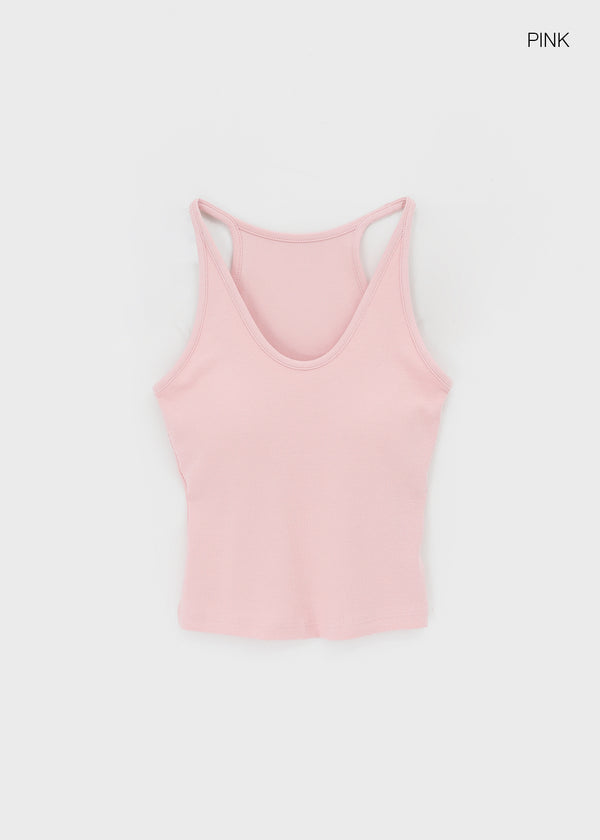 Fruit Basic Halter Sleeveless (built-in Cap)