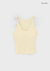 Fruit Basic Halter Sleeveless (built-in Cap)