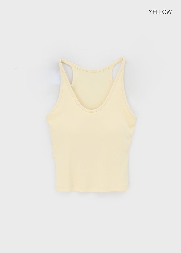 Fruit Basic Halter Sleeveless (built-in Cap)