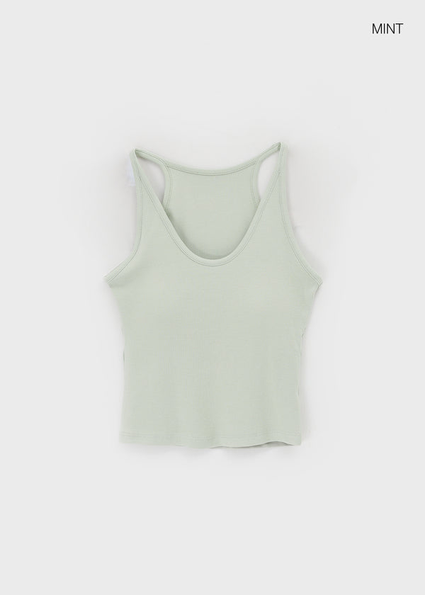 Fruit Basic Halter Sleeveless (built-in Cap)