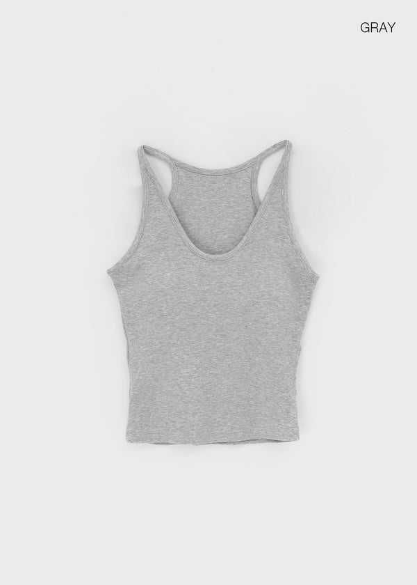 Fruit Basic Halter Sleeveless (built-in Cap)