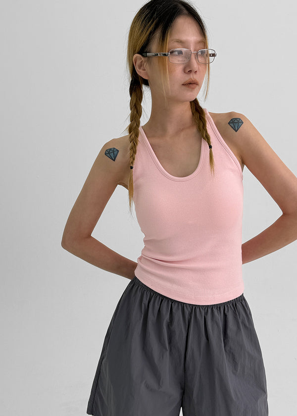 Fruit Basic Halter Sleeveless (built-in Cap)