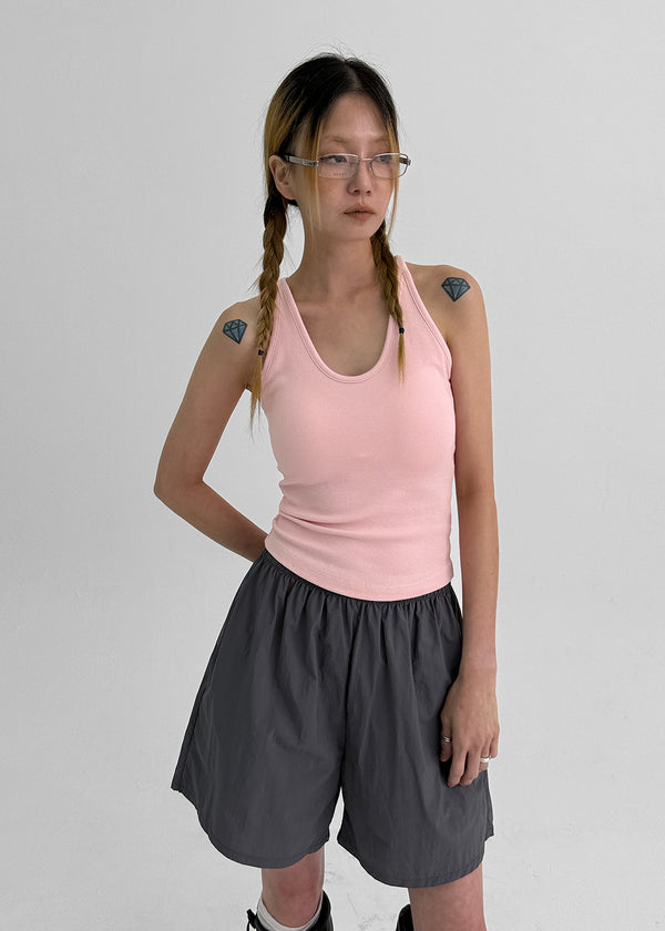 Fruit Basic Halter Sleeveless (built-in Cap)