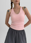 Fruit Basic Halter Sleeveless (built-in Cap)
