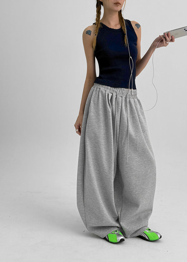 Puppet Balloon Wide Banding Pants