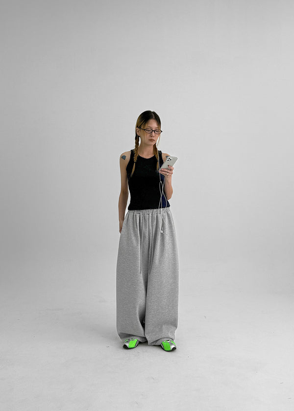 Puppet Balloon Wide Banding Pants