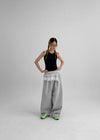 Puppet Balloon Wide Banding Pants