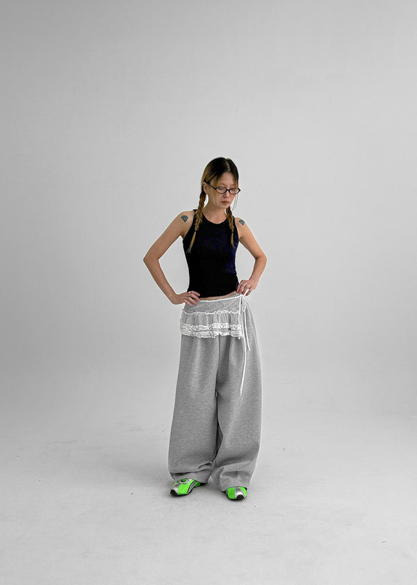 Puppet Balloon Wide Banding Pants