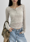 Deliv Henryneck Summer Long Sleeve T-shirt