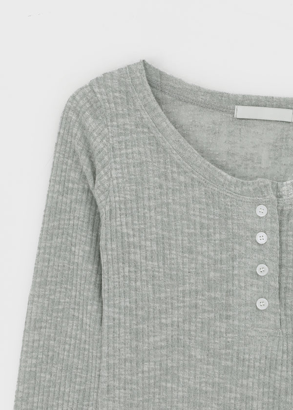 Deliv Henryneck Summer Long Sleeve T-shirt