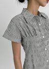 Kinver Wrinkle Stripe Short Sleeve Shirt