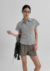 Kinver Wrinkle Stripe Short Sleeve Shirt