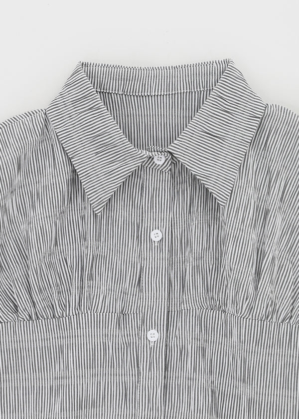 Kinver Wrinkle Stripe Short Sleeve Shirt