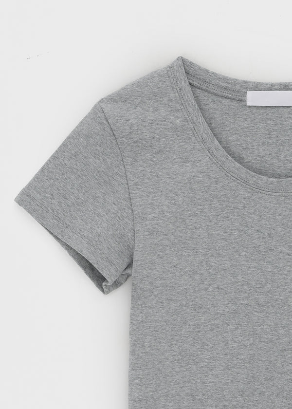 Lilbet Slim Fit U-Neck Short Sleeve Tee