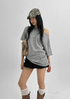 Royton Overfit Off-shoulder Short Sleeve T-shirt