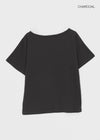 Royton Overfit Off-shoulder Short Sleeve T-shirt