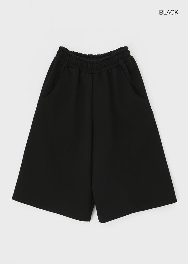 (UNISEX) Benmix Curve Banding Bermuda Shorts