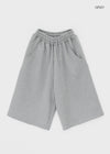 (UNISEX) Benmix Curve Banding Bermuda Shorts