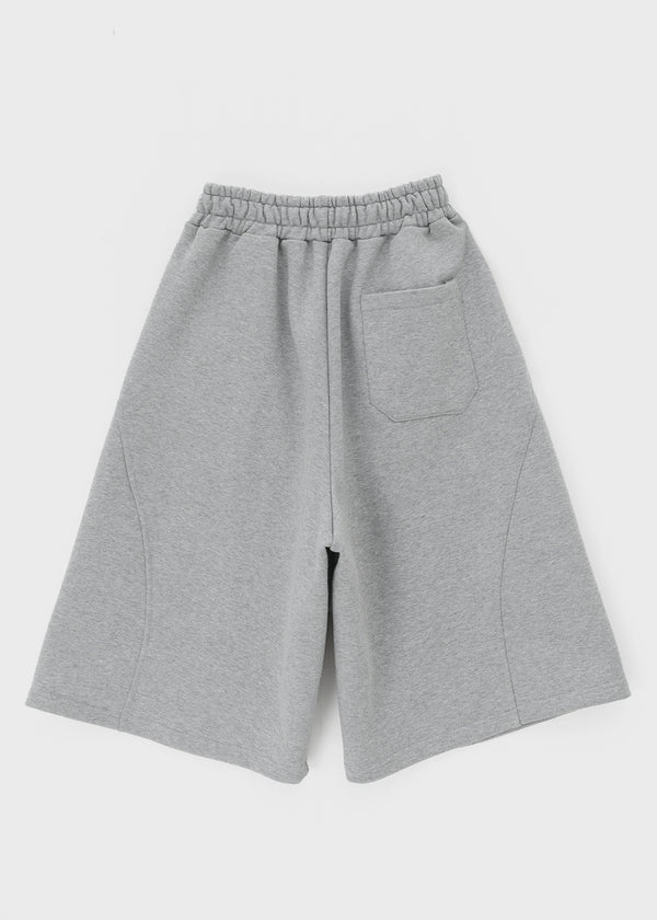 (UNISEX) Benmix Curve Banding Bermuda Shorts