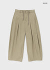 (UNISEX) Jerya Pintuck Two-way Balloon Cotton Pants