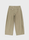 (UNISEX) Jerya Pintuck Two-way Balloon Cotton Pants