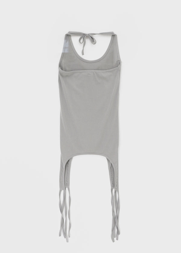 Totok Halter Layered Strap Long Sleeveless