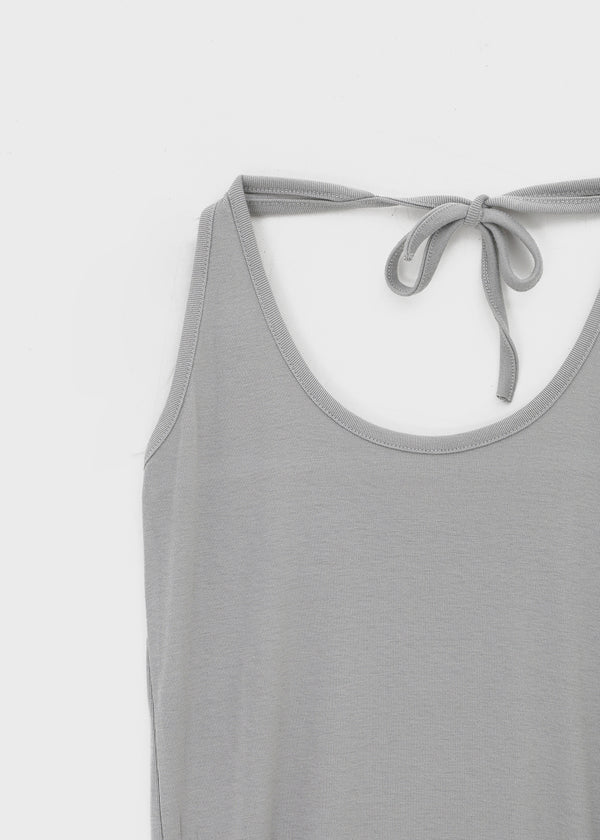 Totok Halter Layered Strap Long Sleeveless