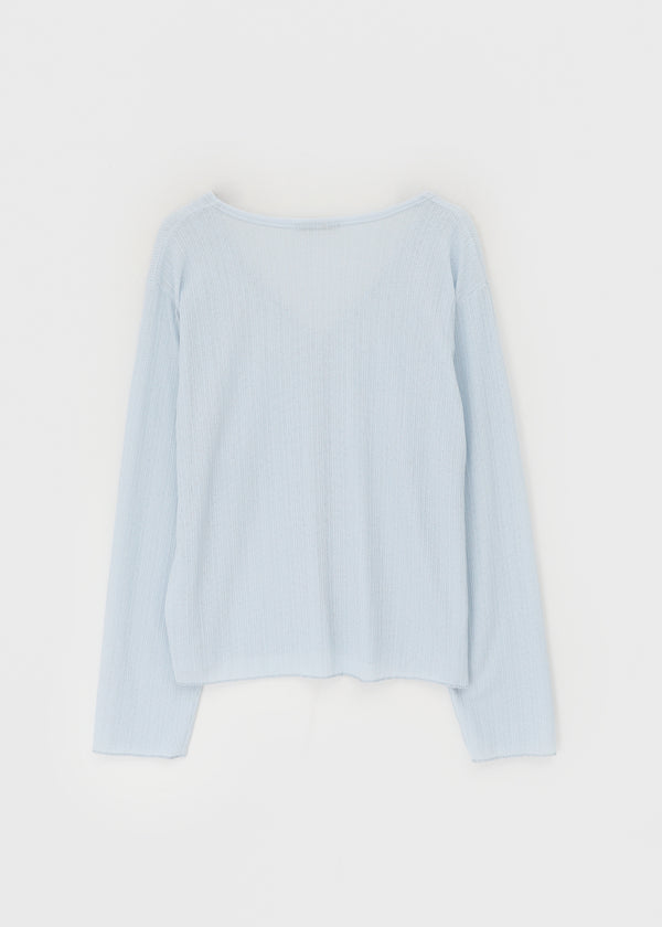 Kumble Summer See-through Loose-fit V-neck Cardigan