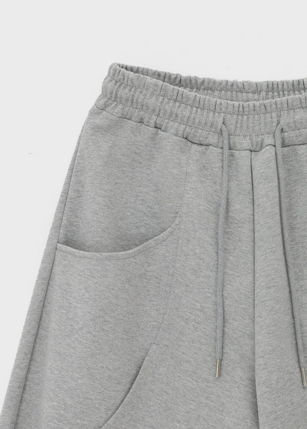 (UNISEX) Double-breasted Balloon Wide Two-way Banding Pants