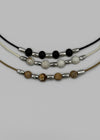 Le Coup Ethnic Mini Ball String Necklace
