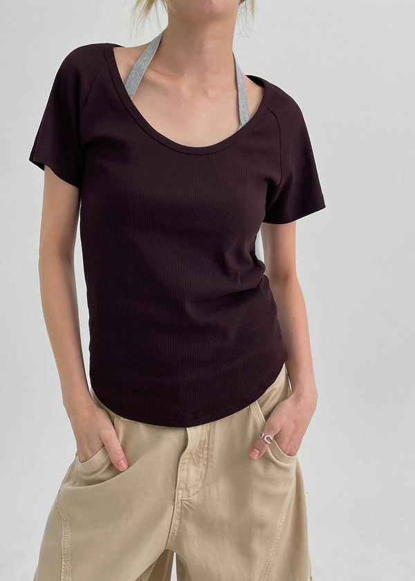 Rosop Unek Raglan Short Sleeve T-shirt