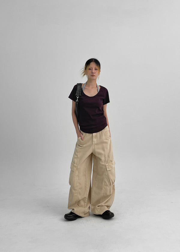 Rosop Unek Raglan Short Sleeve T-shirt