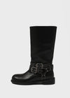 Dipolon Eyelet Biker Mid Boots