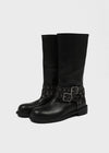 Dipolon Eyelet Biker Mid Boots