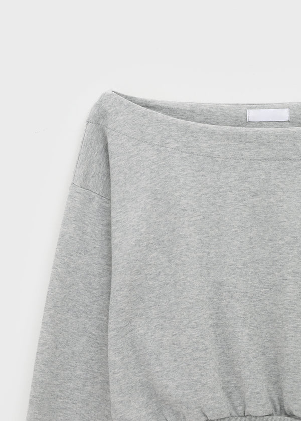 Ratton Boat Neck Off-shoulder Man-to-man