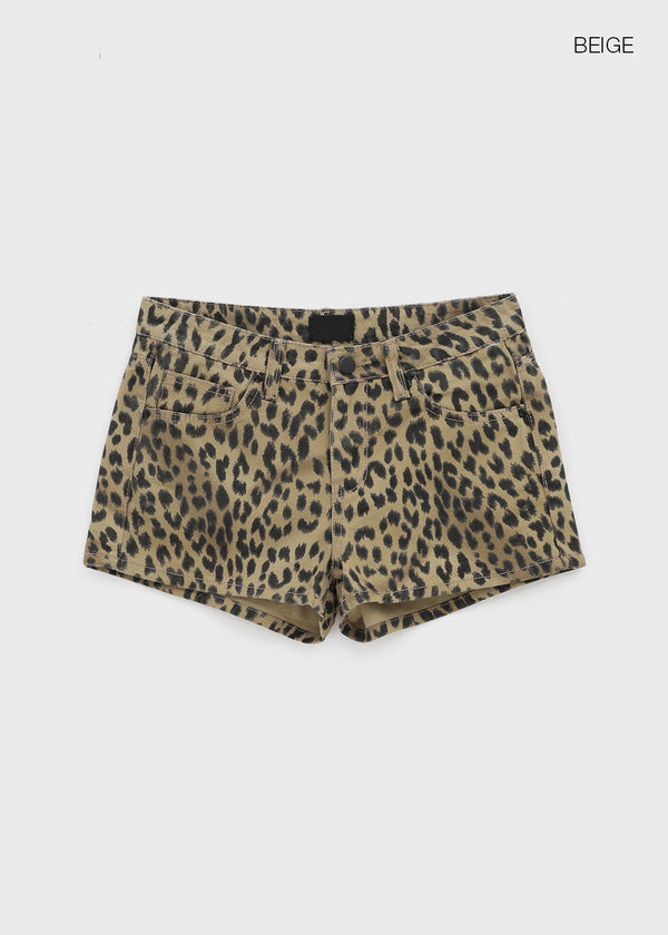 Leopard Print Shorts From Cuba
