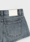 Lanq Damaged Denim Shorts