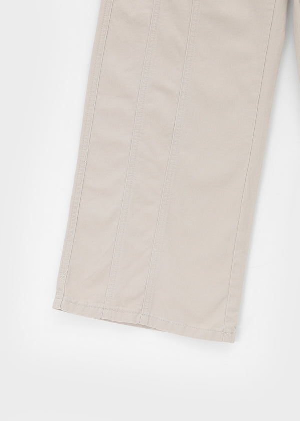 Rutum Cut-out Pocket Wide Cotton Pants