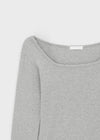 Bonfillit Square Neck Long Sleeve T-shirt