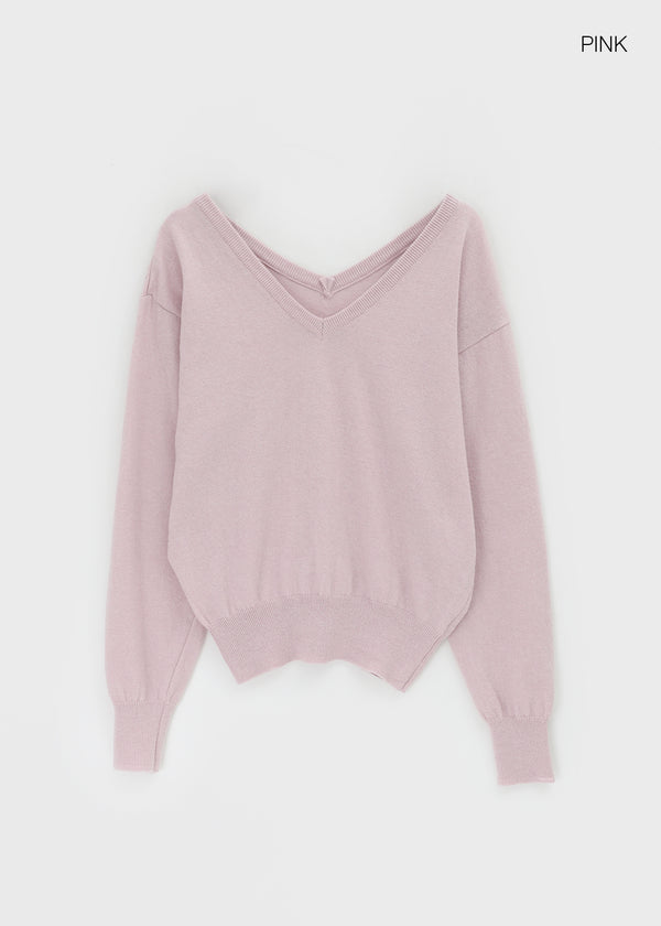 Corey Loose Fit V-neck Knit