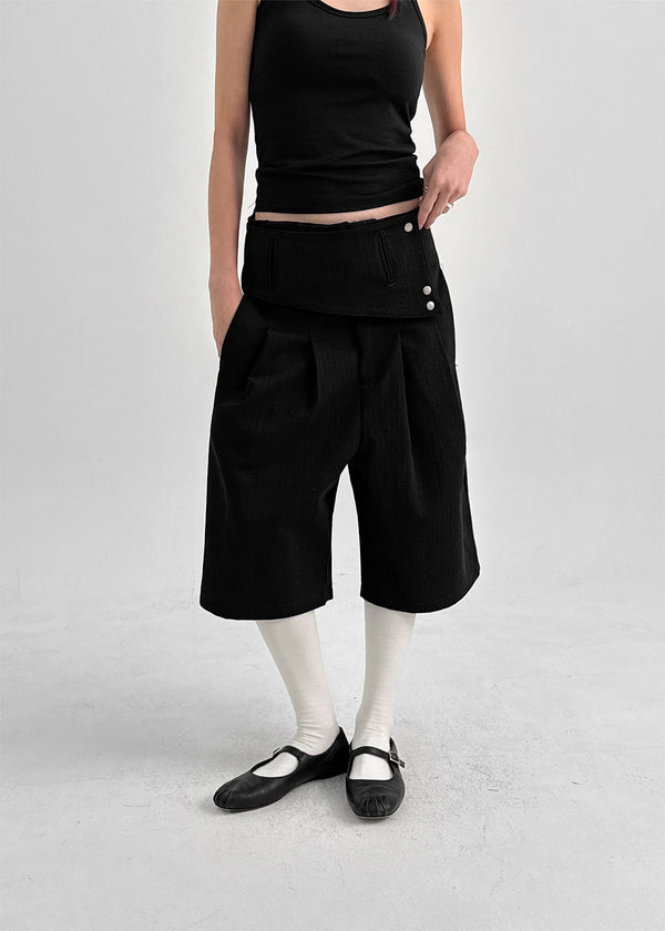 Venti Layered Bermuda Pants